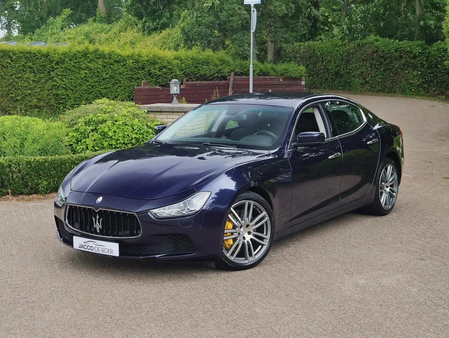 Maserati Ghibli 3.0 S Q4 410pk Sportpack/20"/Prem pack Blauw - 1
