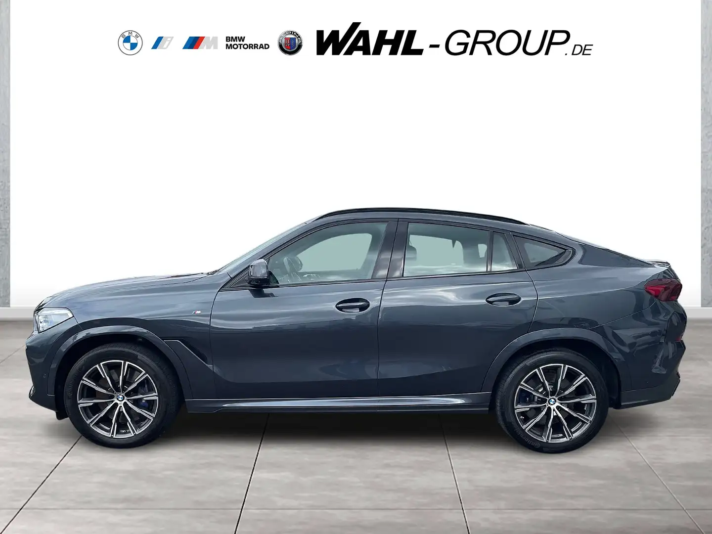 BMW X6 xDrive40d M SPORTPAKET HEAD-UP MEMORY AHK LASER AL Grau - 2