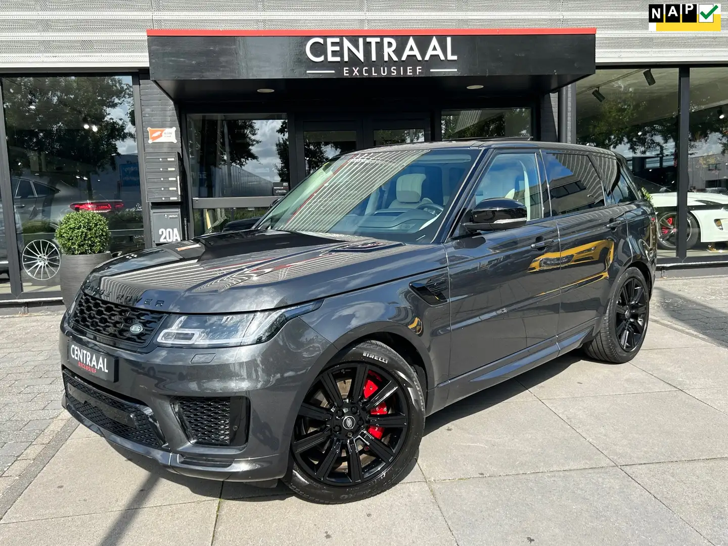 Land Rover Range Rover Sport 2.0 P400e HSE Dynamic|Pano|Meridian|Memory|Head-Up Grijs - 1