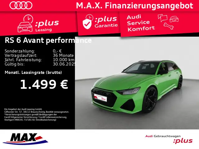 Audi RS6 RS 6 Avant PERFORMANCE HD-MATRIX+WABEN+PANO+AHK+