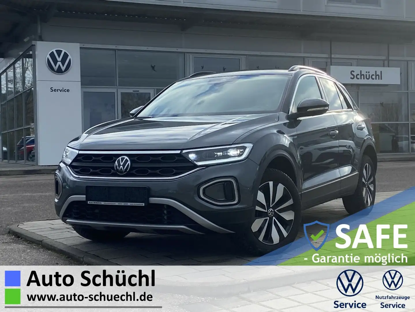Volkswagen T-Roc 2.0 TDI DSG GOAL NAVI+LED+AHK+APP-CONNECT+ Grau - 1
