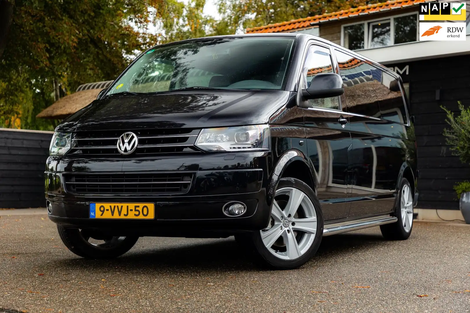Volkswagen Transporter 2.0 TDI L2H1 Dubbele Cabine 1e Eigenaar I Marge I Negro - 1