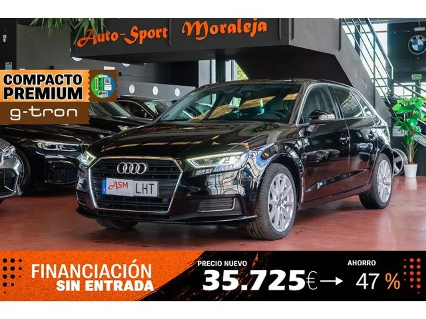 Audi A3 Sportback 30 g-tron Design S tronic 96kW Negro - 1