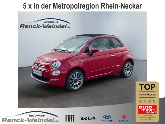 Fiat 500C Lounge 1.2 Klima PDC Temp Berganfahrass. BT DAB Ko