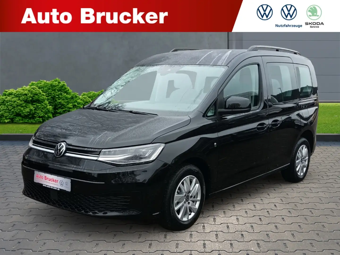 Volkswagen Caddy Life 2.0 TDI+Beheizbare Frontscheibe+Parklenkassis Noir - 1