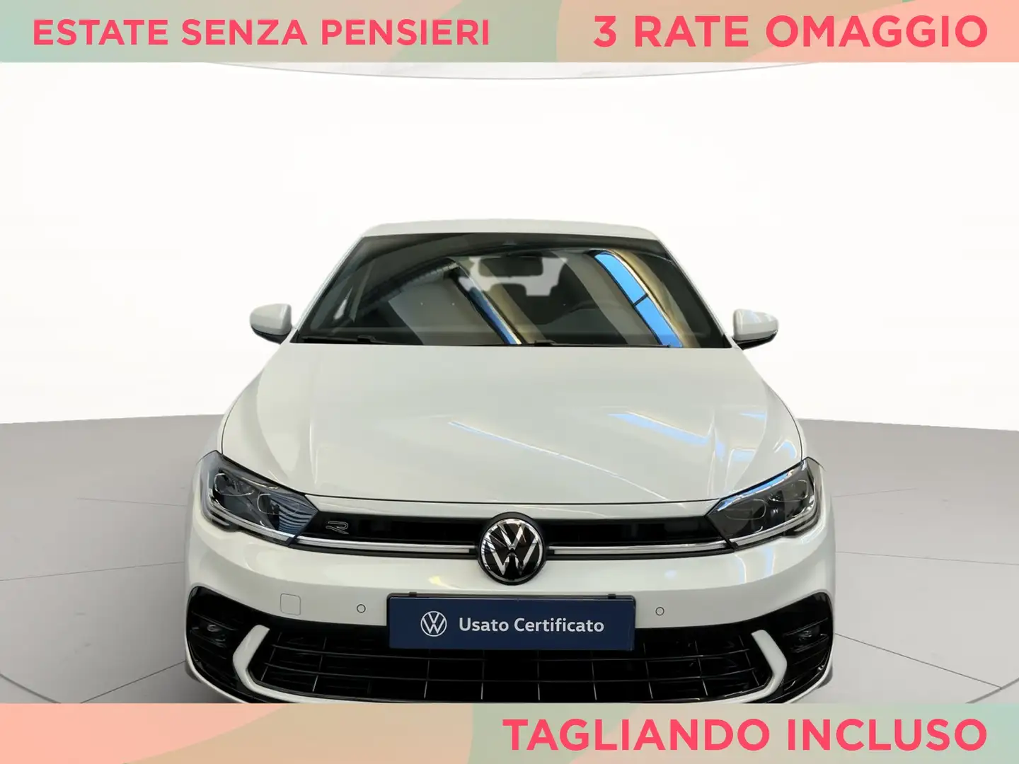 Volkswagen Polo 1.0 tsi r-line 95cv Bianco - 2