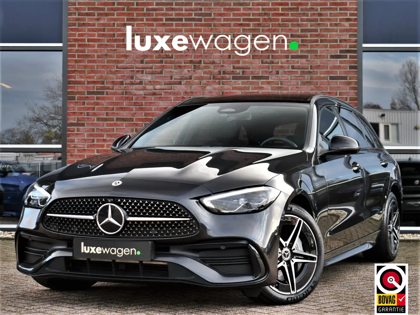 Mercedes-Benz C 300 Estate e AMG Pano 360-camera Night-pakket Grijs - 1
