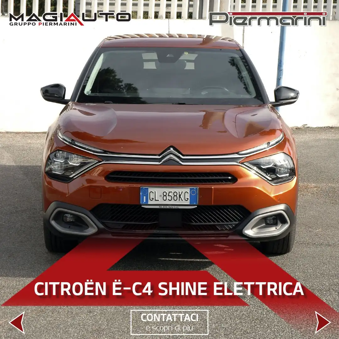 Citroen E-C4 Electric motore elettrico 136 CV Shine Arancione - 2