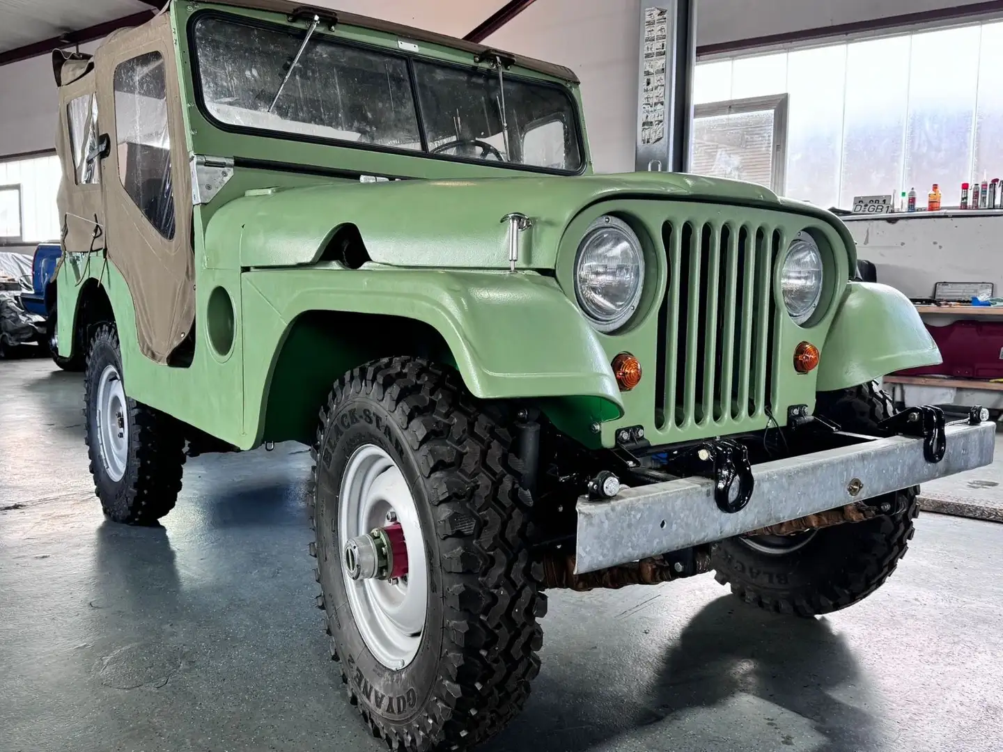 Jeep Willys *Orig.M38A1/Willys/Overland/USA*NEUAUFBAU* zelena - 1