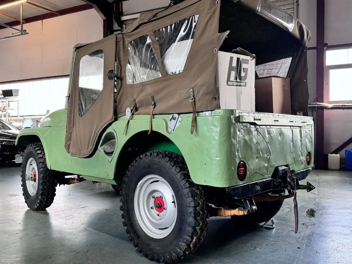 Jeep Willys *Orig.M38A1/Willys/Overland/USA*NEUAUFBAU* Groen - 2