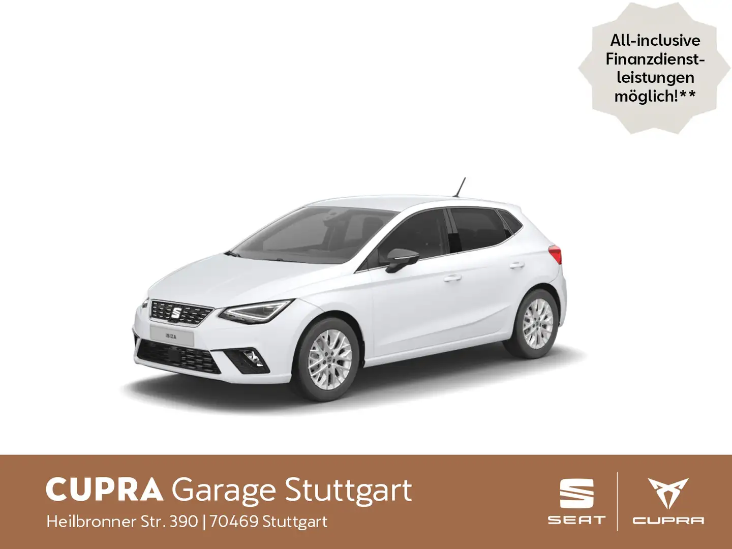 SEAT Ibiza Xcellence 1.0 TSI 85kW Weiß - 1