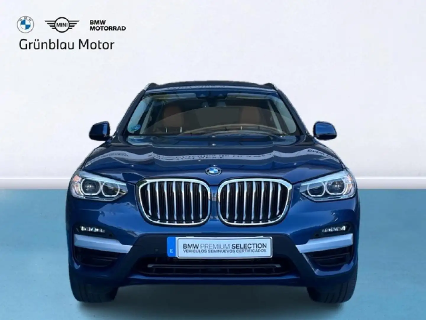BMW X3 xDrive 20dA Bleu - 2