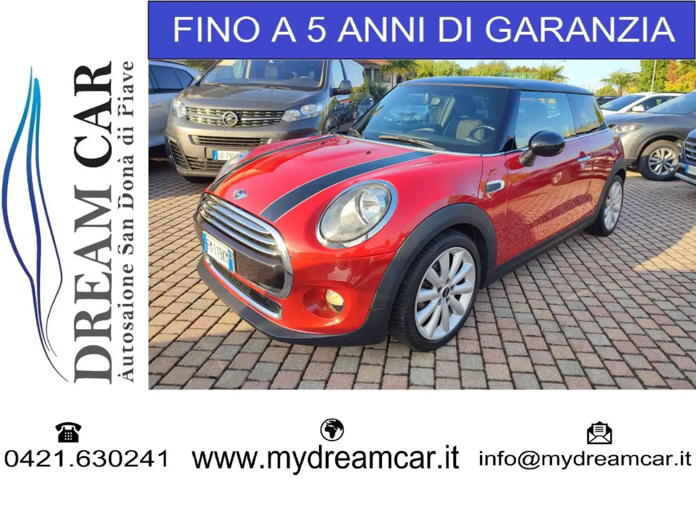 MINI Cooper D 1.5 Cooper D 116cv Automatica Rosso - 1