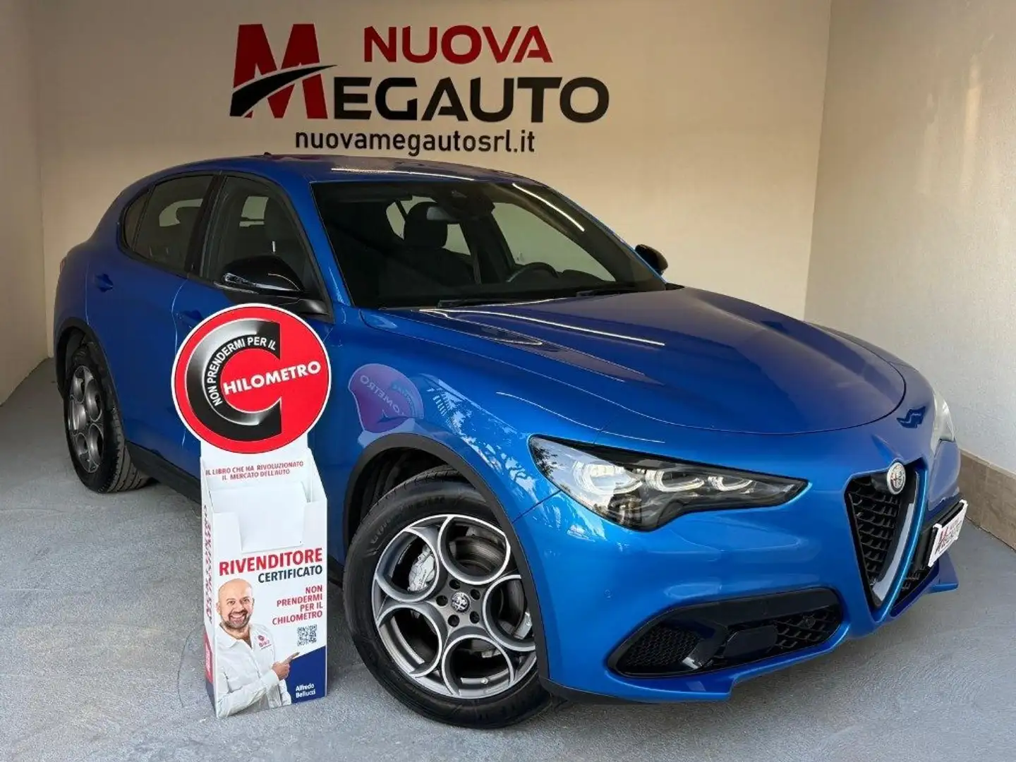 Alfa Romeo Stelvio 2.2 Turbodiesel Sprint Bleu - 1