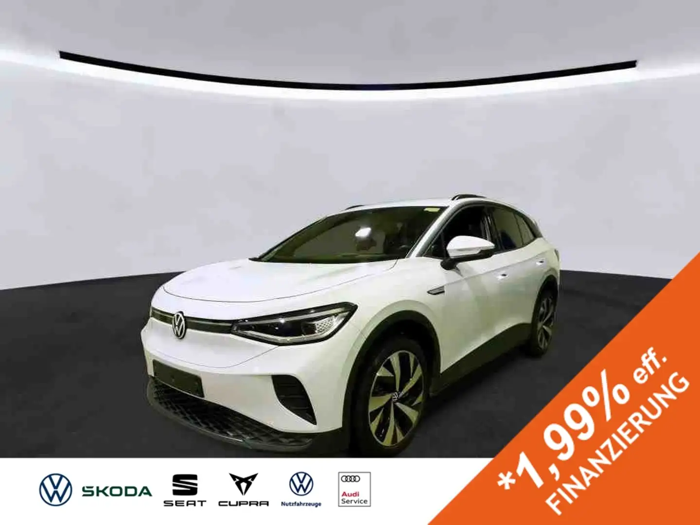 Volkswagen ID.4 PRO PERF. 82 kWh +WÄPU +IQ.LIGHT +AHK +RKAM +ACC Weiß - 1
