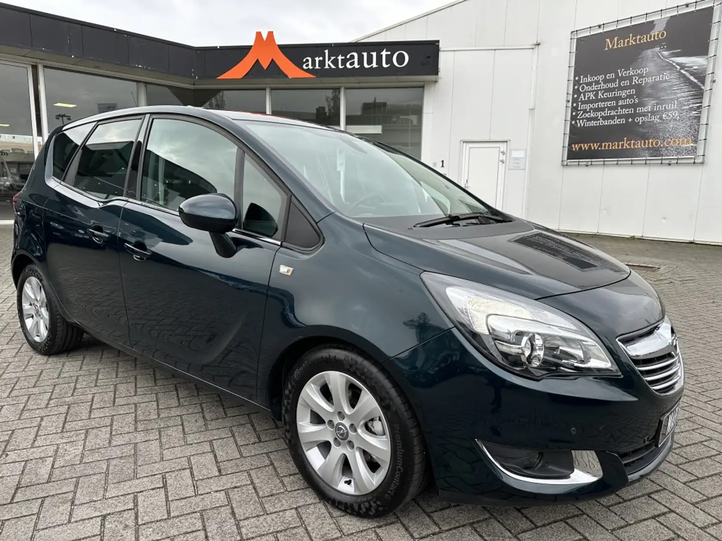 Opel Meriva 1.4 Turbo Bluetooth Climate Camera Parkeersensoren Groen - 1