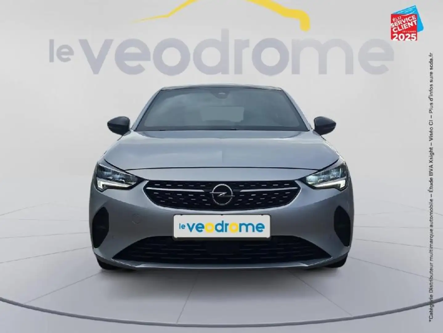 Opel Corsa 1.2 Turbo 100ch Elegance Business BVA Tpano GPS Camera Carplay Gris - 2