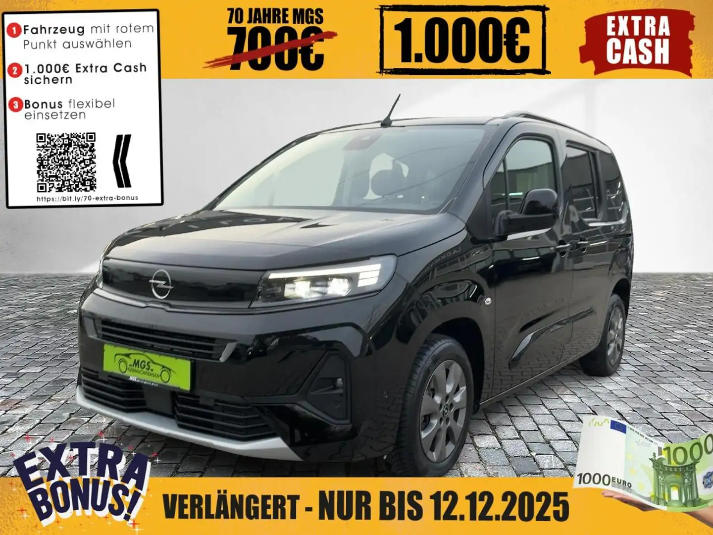 Opel Combo Life GS 1.5 CDTI DPF#KAMERA #DRIVE-EASSIST Zwart - 1