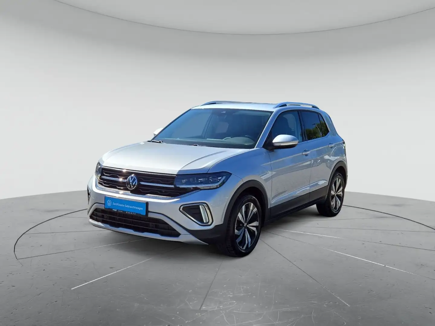 Volkswagen T-Cross Style 1.0 TSI DSG, MATRIX/2xPDC/LANE ASS Silber - 2