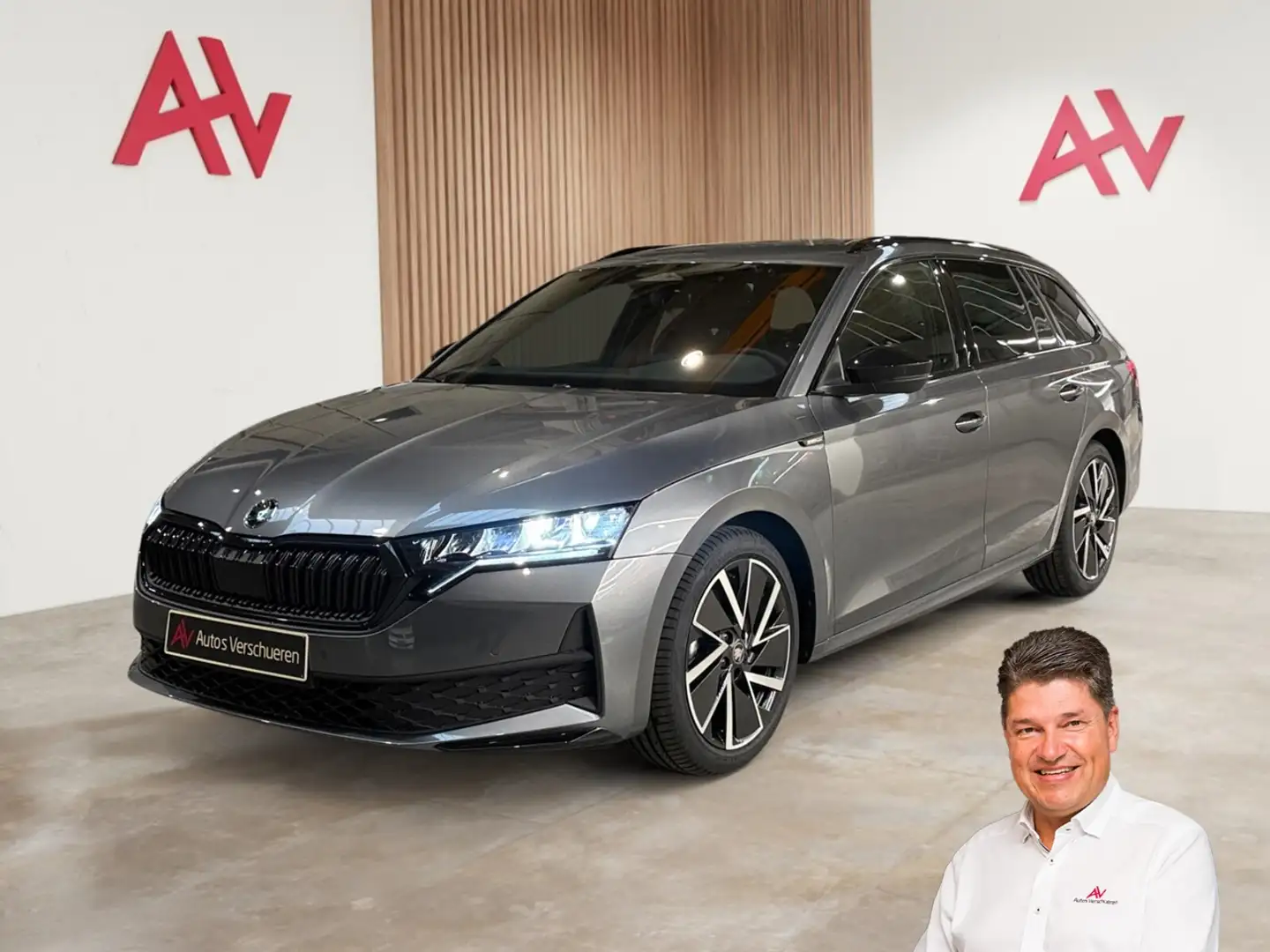 Skoda Octavia Combi Sportline 1.5 TSI m-HEV DSG ** Zetel/Stuu... Gris - 1