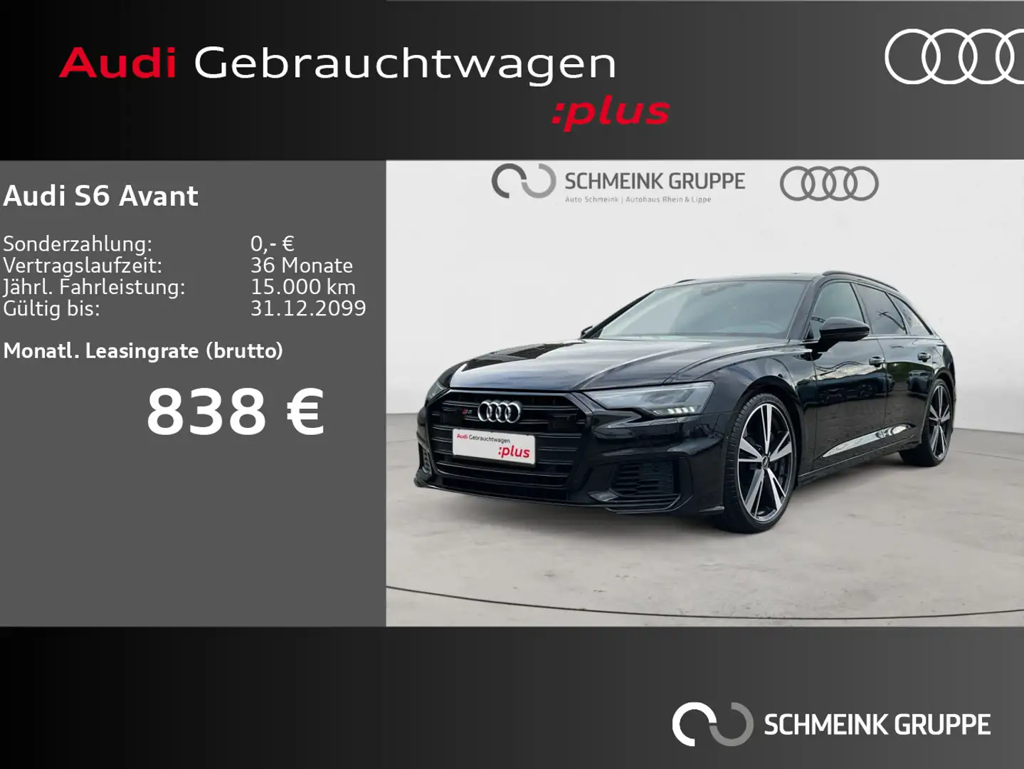 Audi S6 TDI Sitzbelüftung Pano Massage B&O LUFT Noir - 1