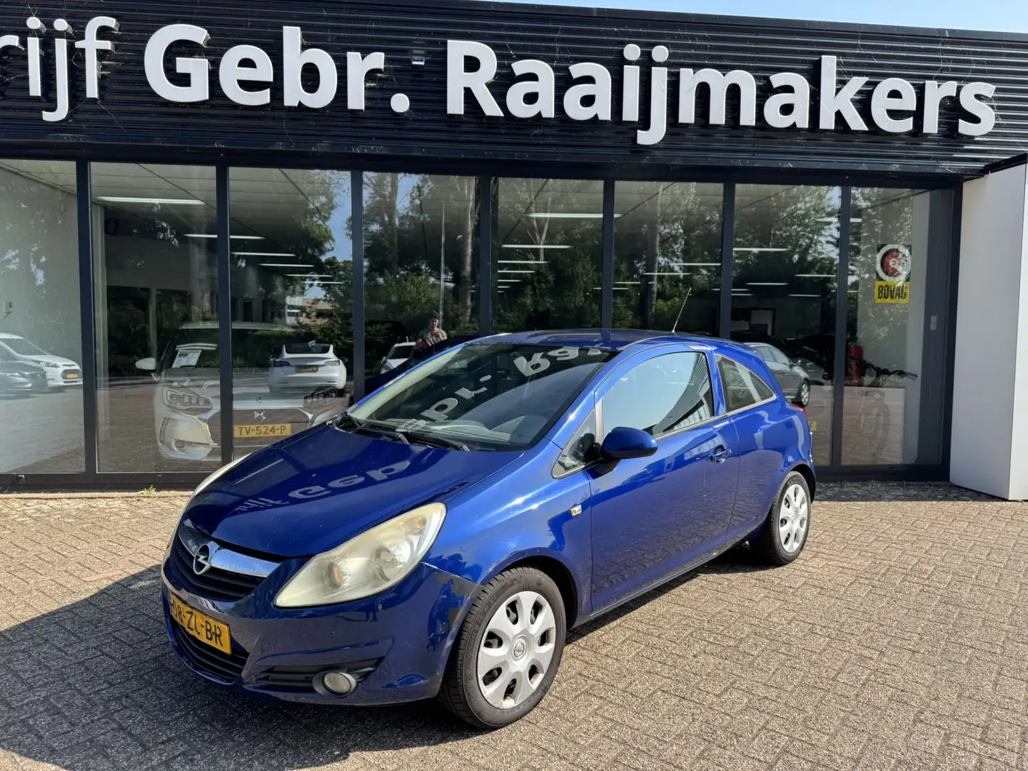 Opel Corsa 1.2-16V Enjoy*Airco*EXPORTPRIJS* Blauw - 1