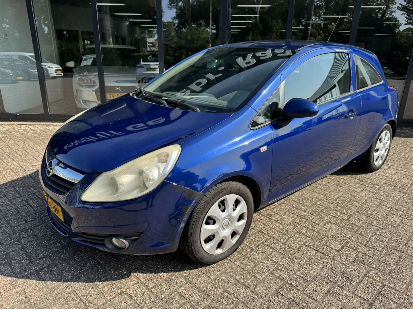 Opel Corsa 1.2-16V Enjoy*Airco*EXPORTPRIJS* Blauw - 2