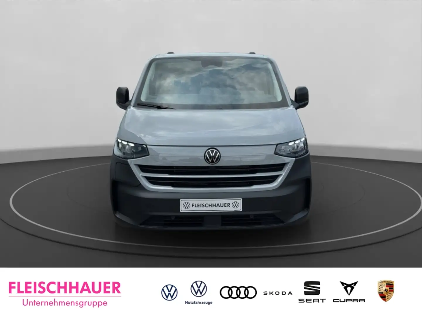 Volkswagen T7 Transporter Kasten 100 kW BEV AHK LED Klimaauto Grau - 2