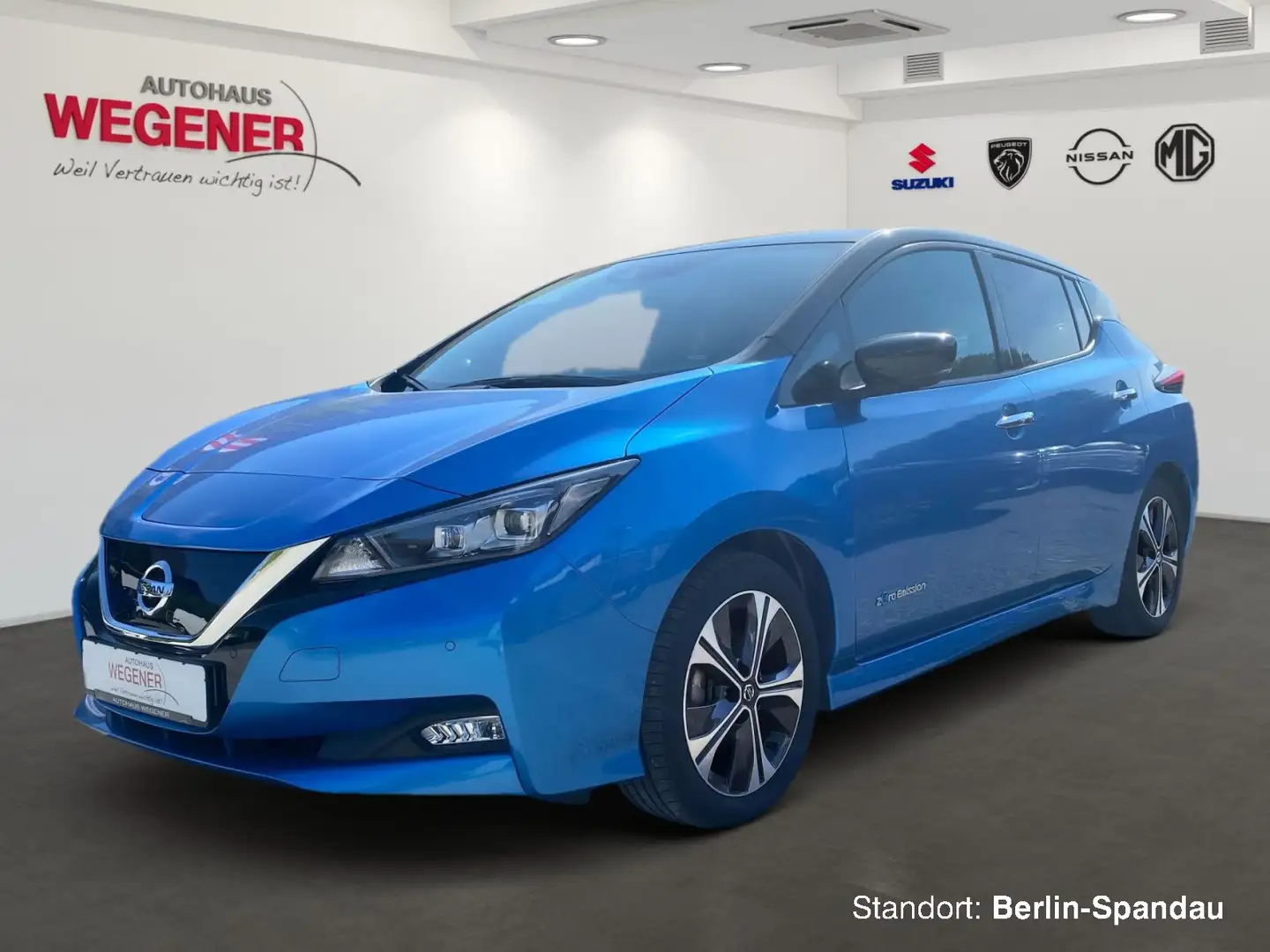 Nissan Leaf LEAF TEKNA 3xSitzh LED 360° AVM LEDER Blau - 1