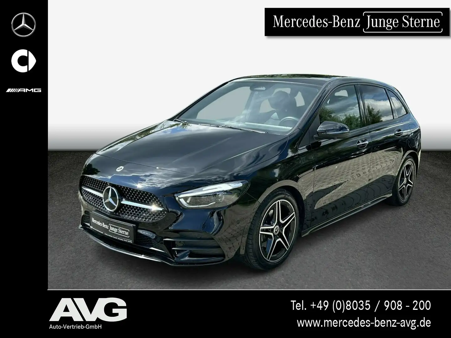 Mercedes-Benz B 180 B 180 d AMG Pano Distr. Multibeam Stndhzg 360° Noir - 1