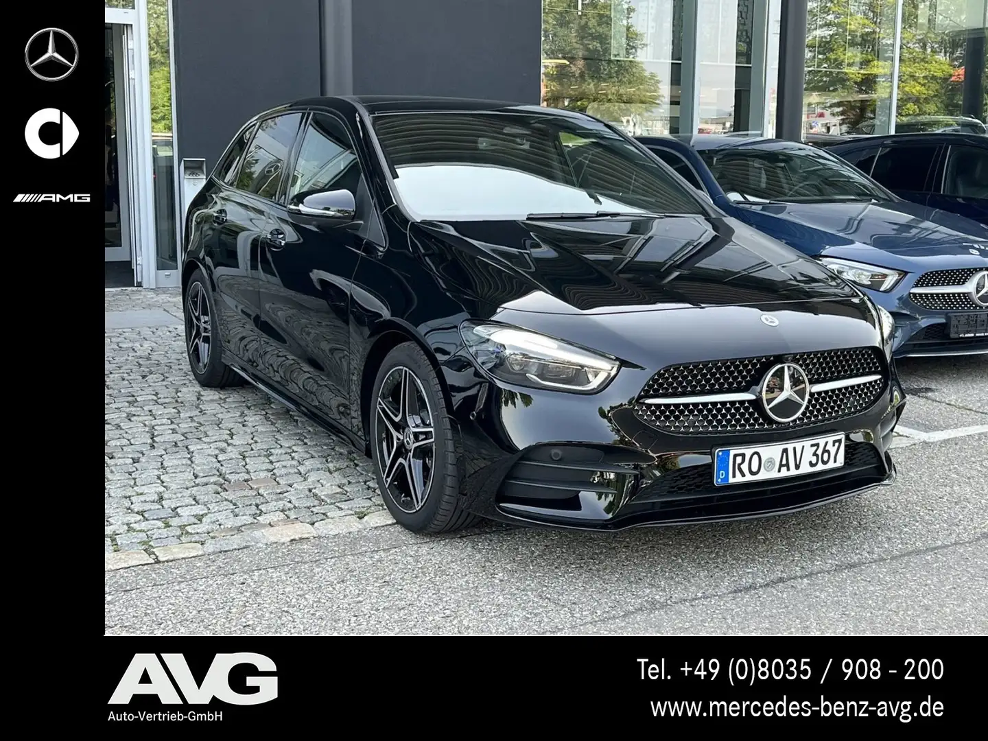 Mercedes-Benz B 180 B 180 d AMG Pano Distr. Multibeam Stndhzg 360° Black - 2