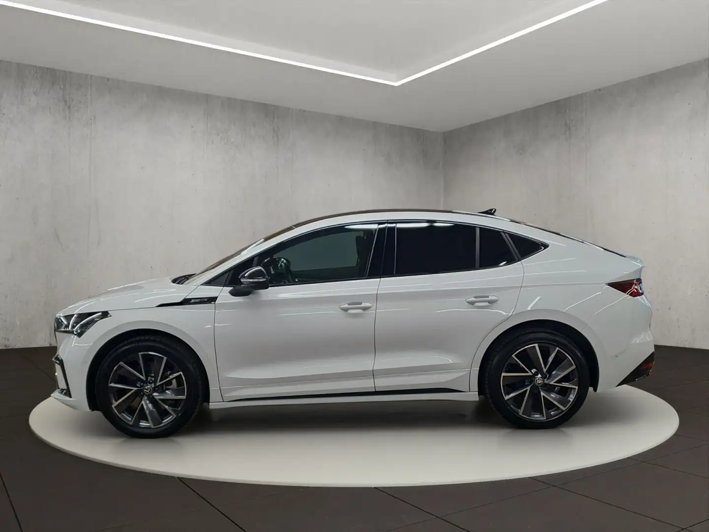 Skoda Enyaq Coupé 85 Sportline Blanc - 2