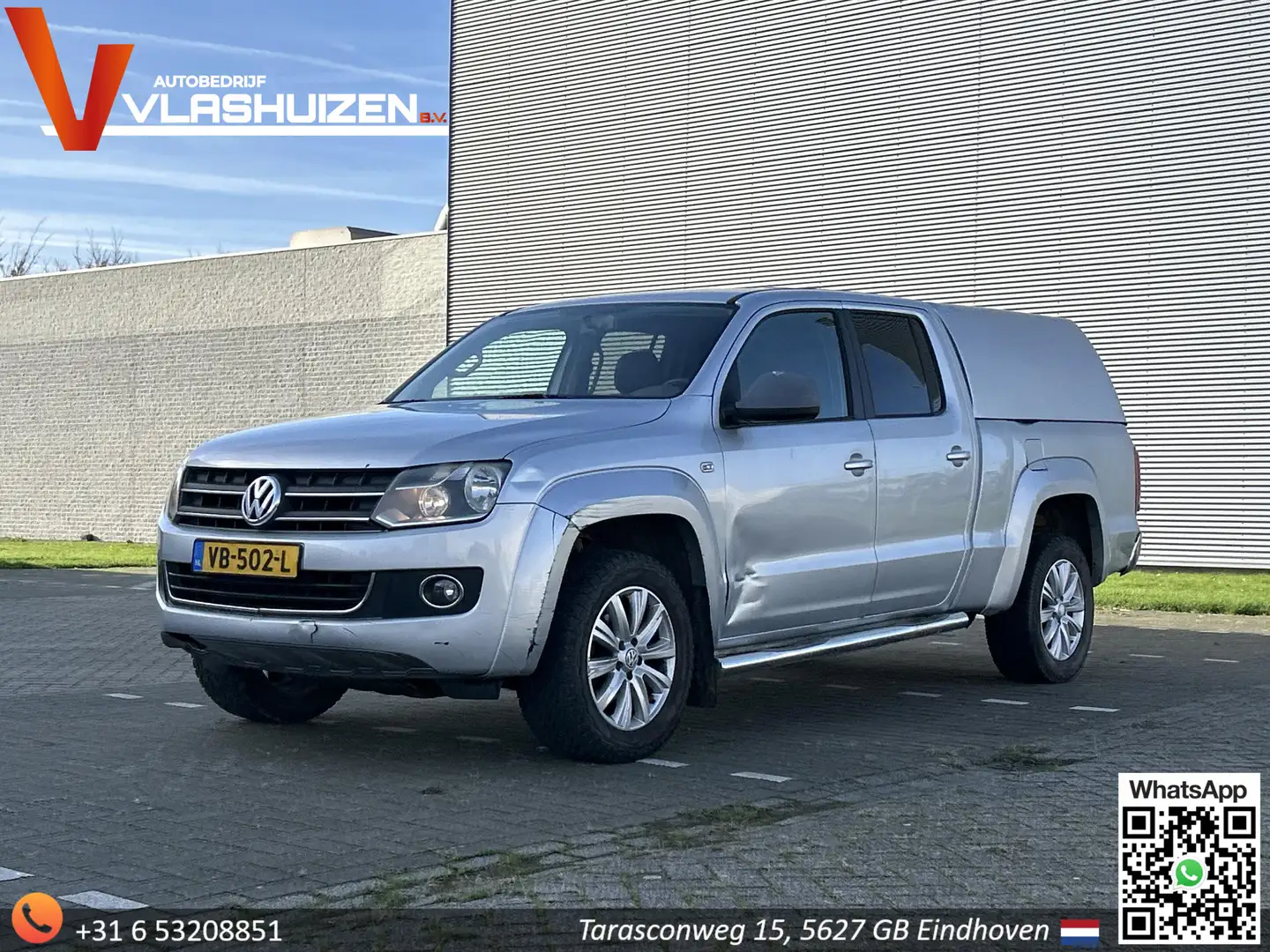 Volkswagen Amarok 2.0 TDI 4Motion DC Highline | € 7.800,- NETTO! | L Grijs - 1