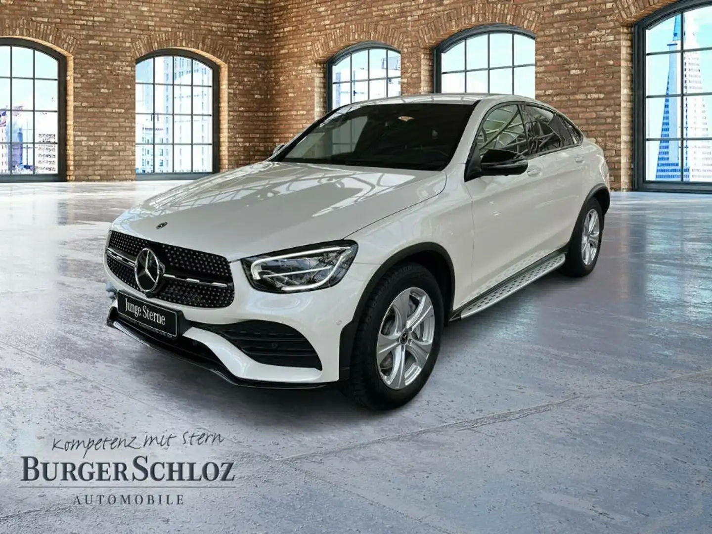 Mercedes-Benz GLC 220 d 4M Coupé AMG Weiß - 1