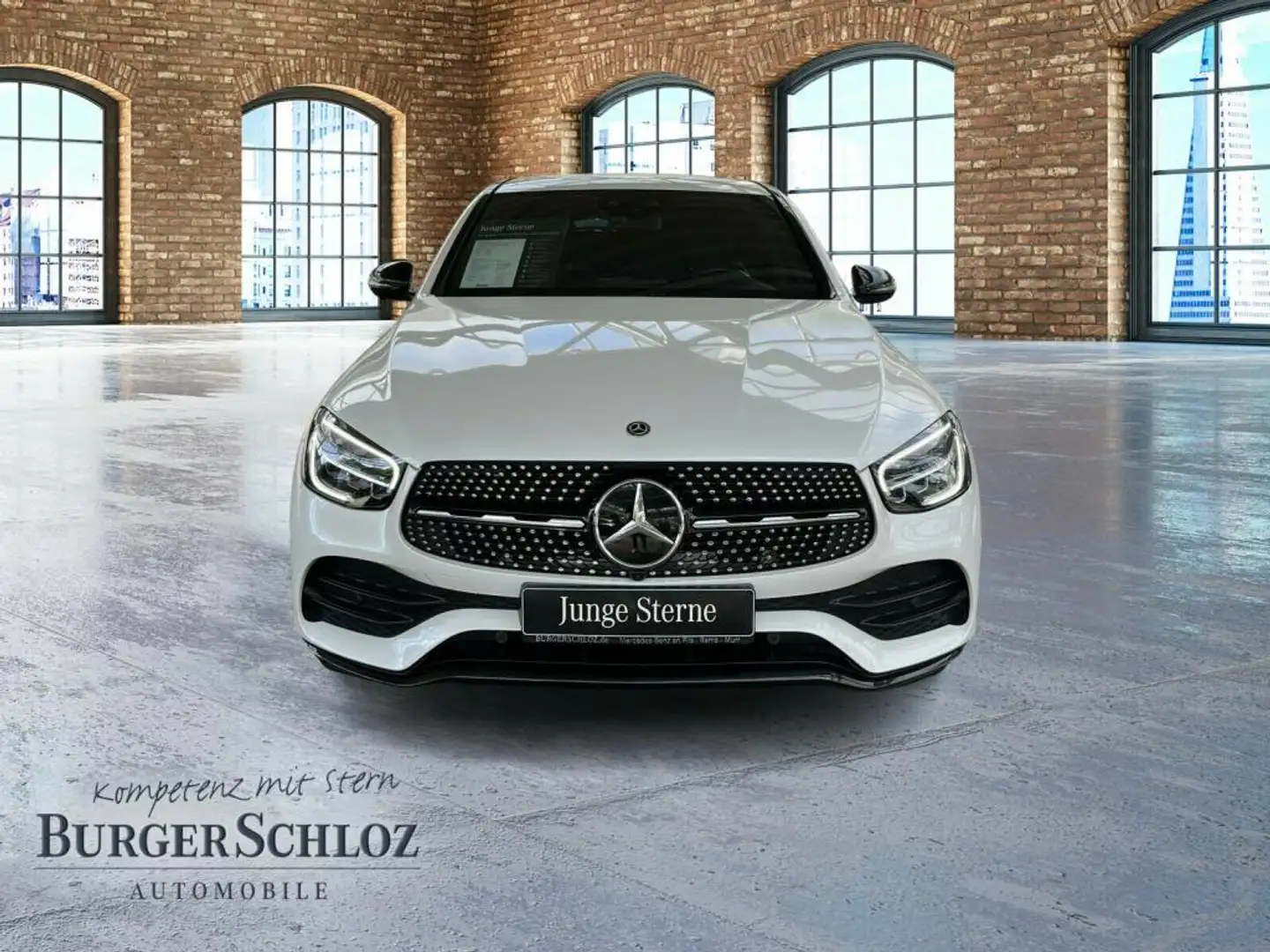 Mercedes-Benz GLC 220 d 4M Coupé AMG Weiß - 2