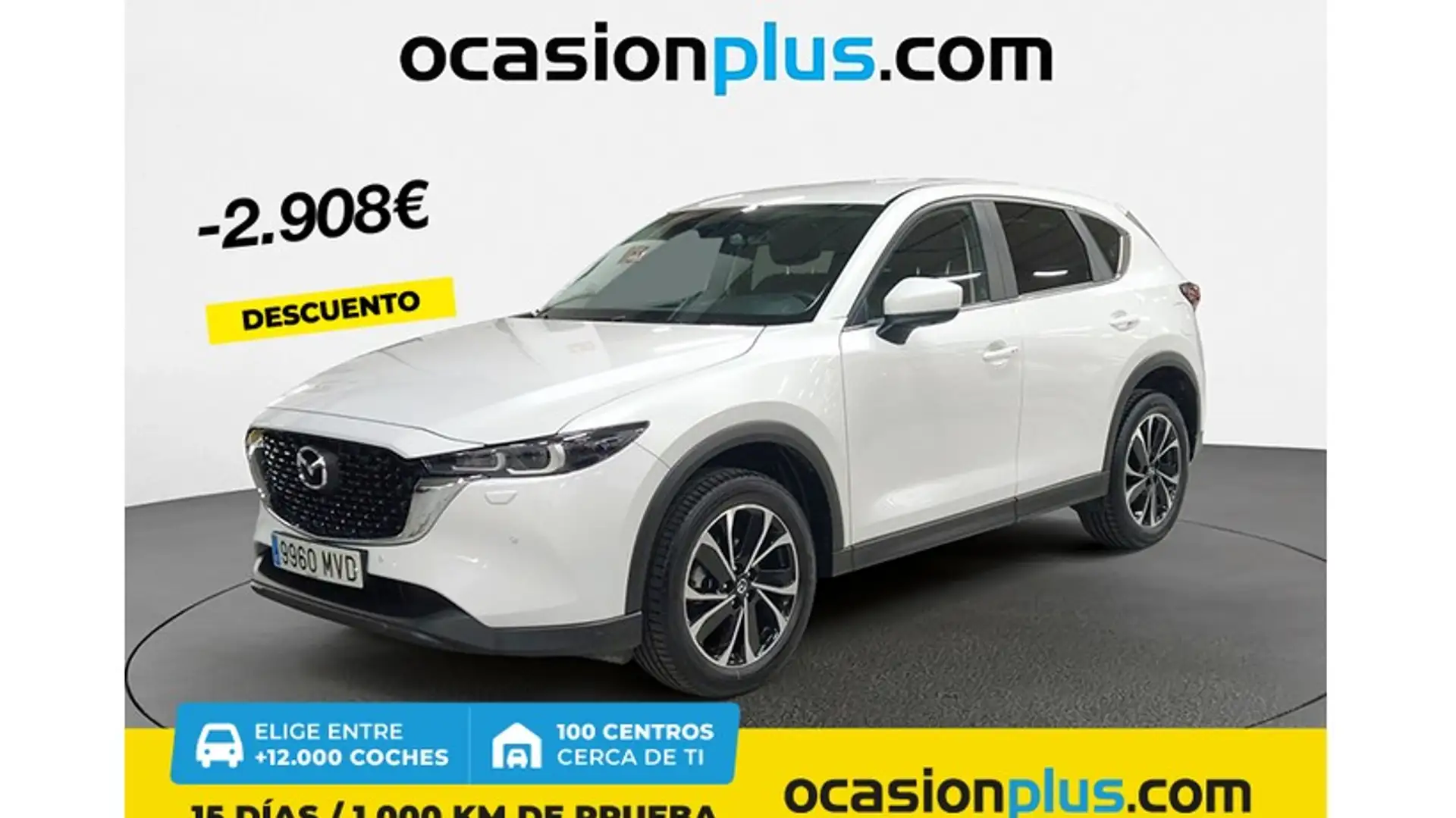 Mazda CX-5 2.0 e-Skyactiv-G MHEV Exclusive-Line White 2WD 121 Blanco - 1