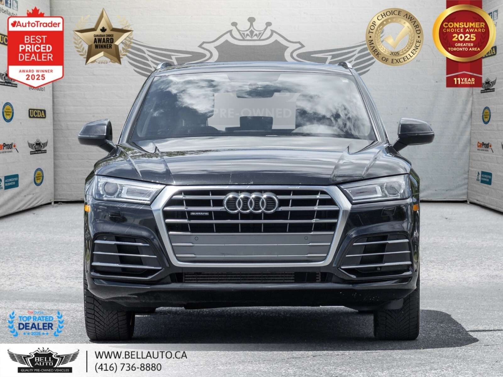 2019 Audi Q5 Progressiv | S-LINE | NAVI | B.CAM | PANO | NOACCI — снимка 1