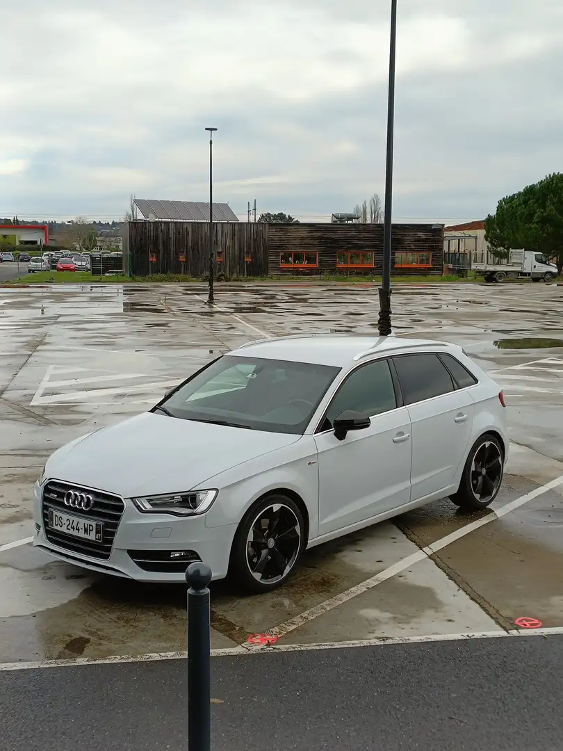 Audi A3 A3 Sportback 1.4 TFSI 122 S Line Blanc - 1