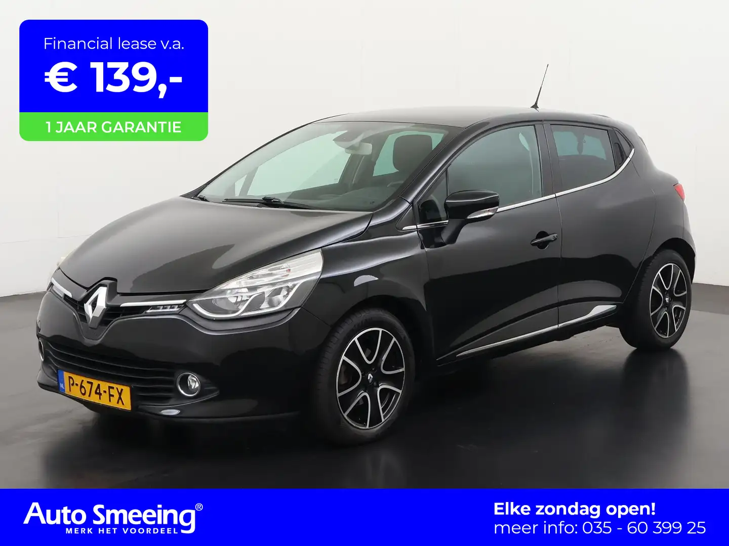 Renault Clio 1.2 Dynamique | Automaat | Panoramadak | Navigatie Schwarz - 1