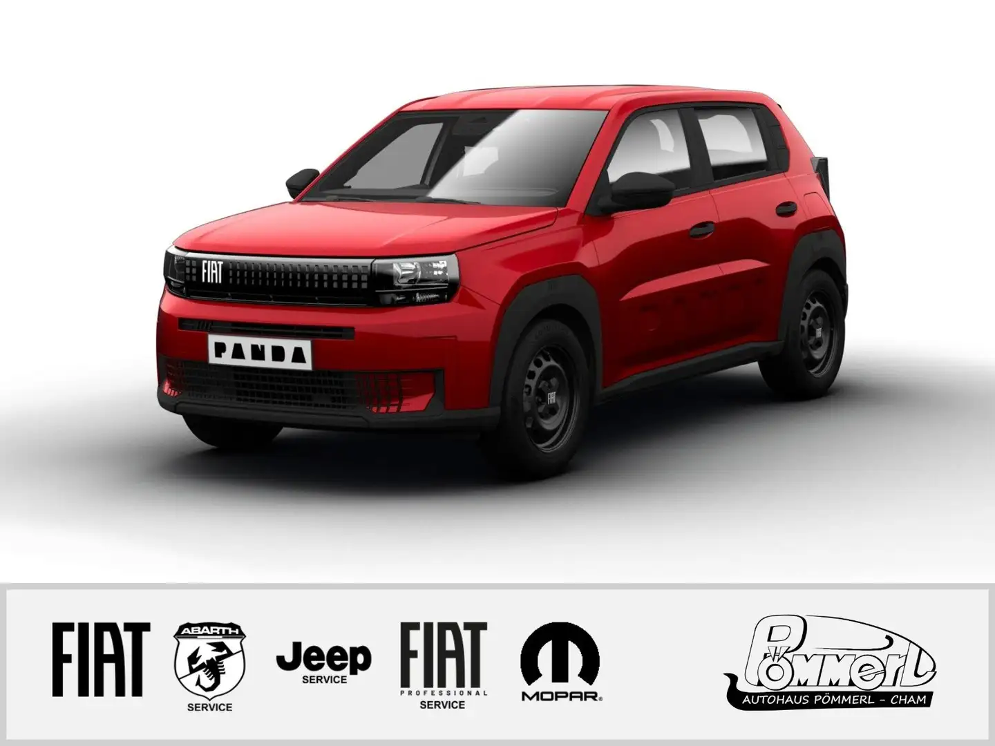 Fiat Grande Panda POP Turbo-Benziner 1.2 100 Rouge - 1