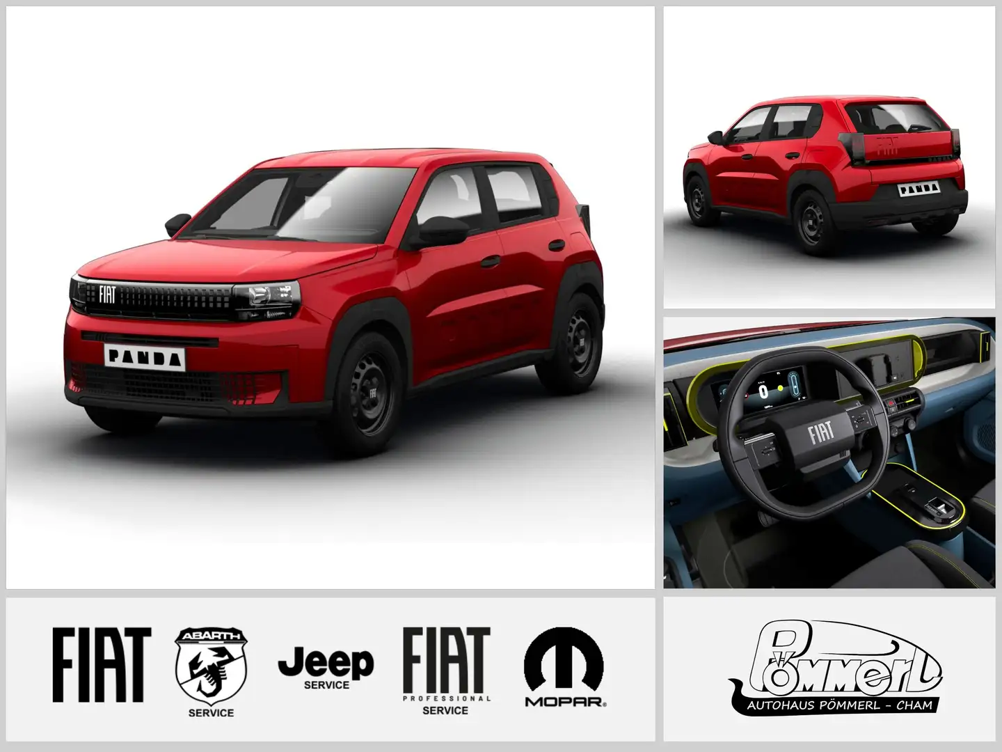 Fiat Grande Panda Hybrid POP 1.2 eDCT 100 Roşu - 1
