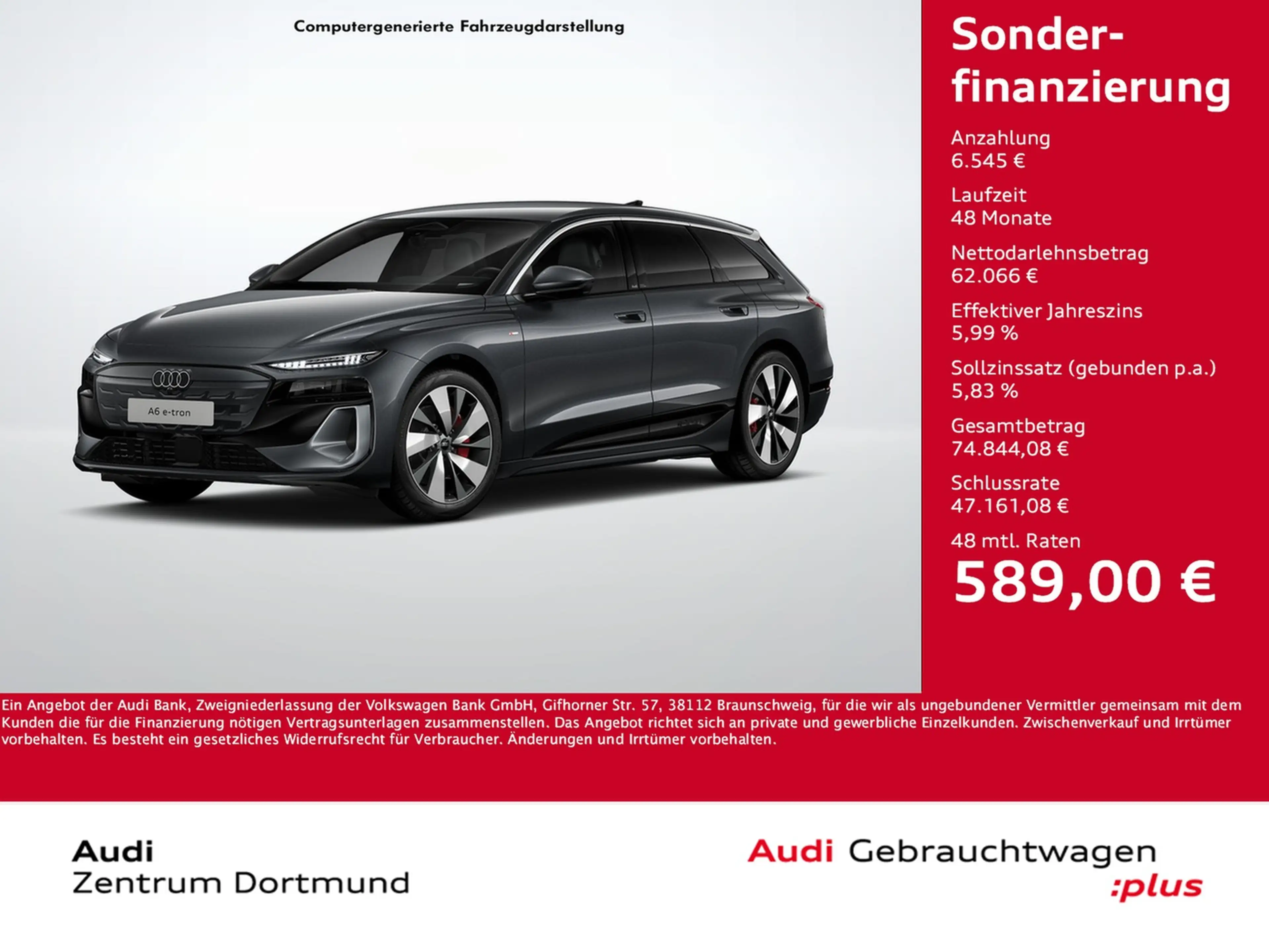 Audi A6 e-tron Avant quattro S LINE AHK 360°CAM LM20 — photo 2