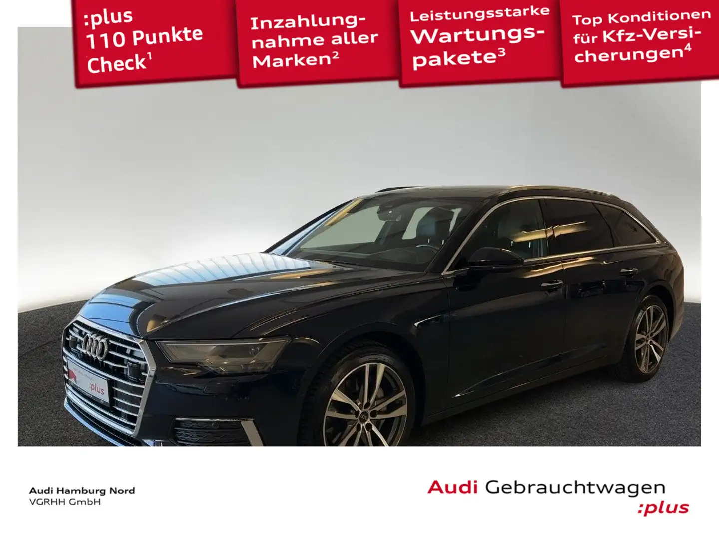 Audi A6 50 TDI qu. Navi Leder Kamera ACC HeadUp Bleu - 1