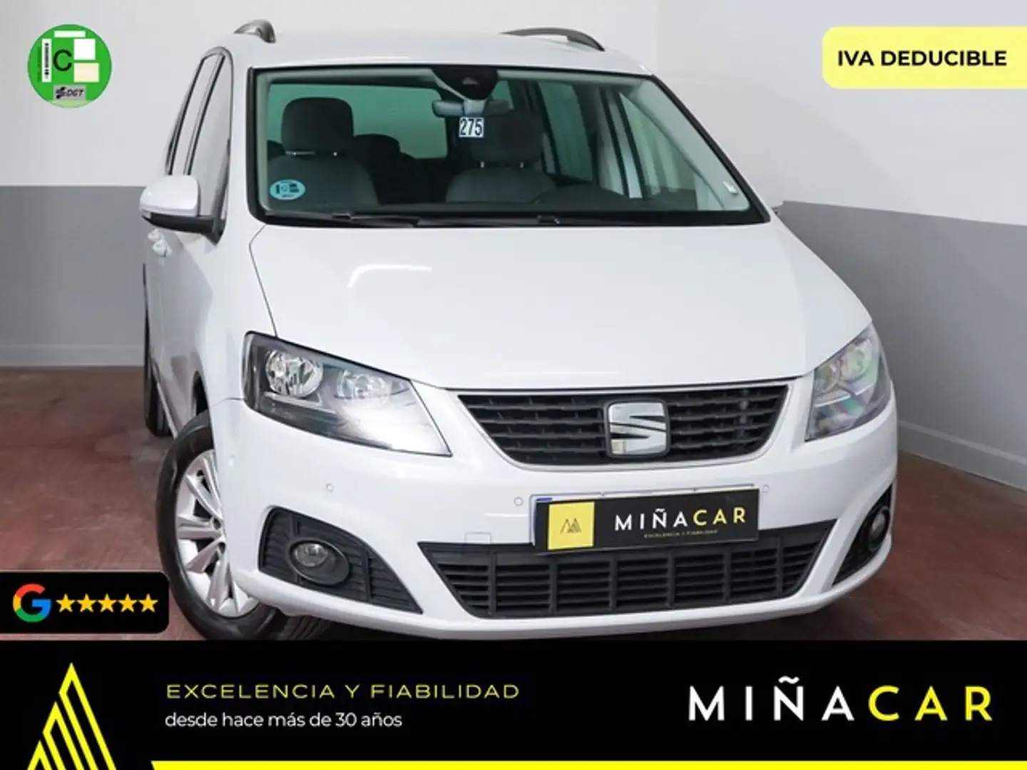 SEAT Alhambra 1.4 TSI S&S Style DSG 7 plazas Blanc - 1