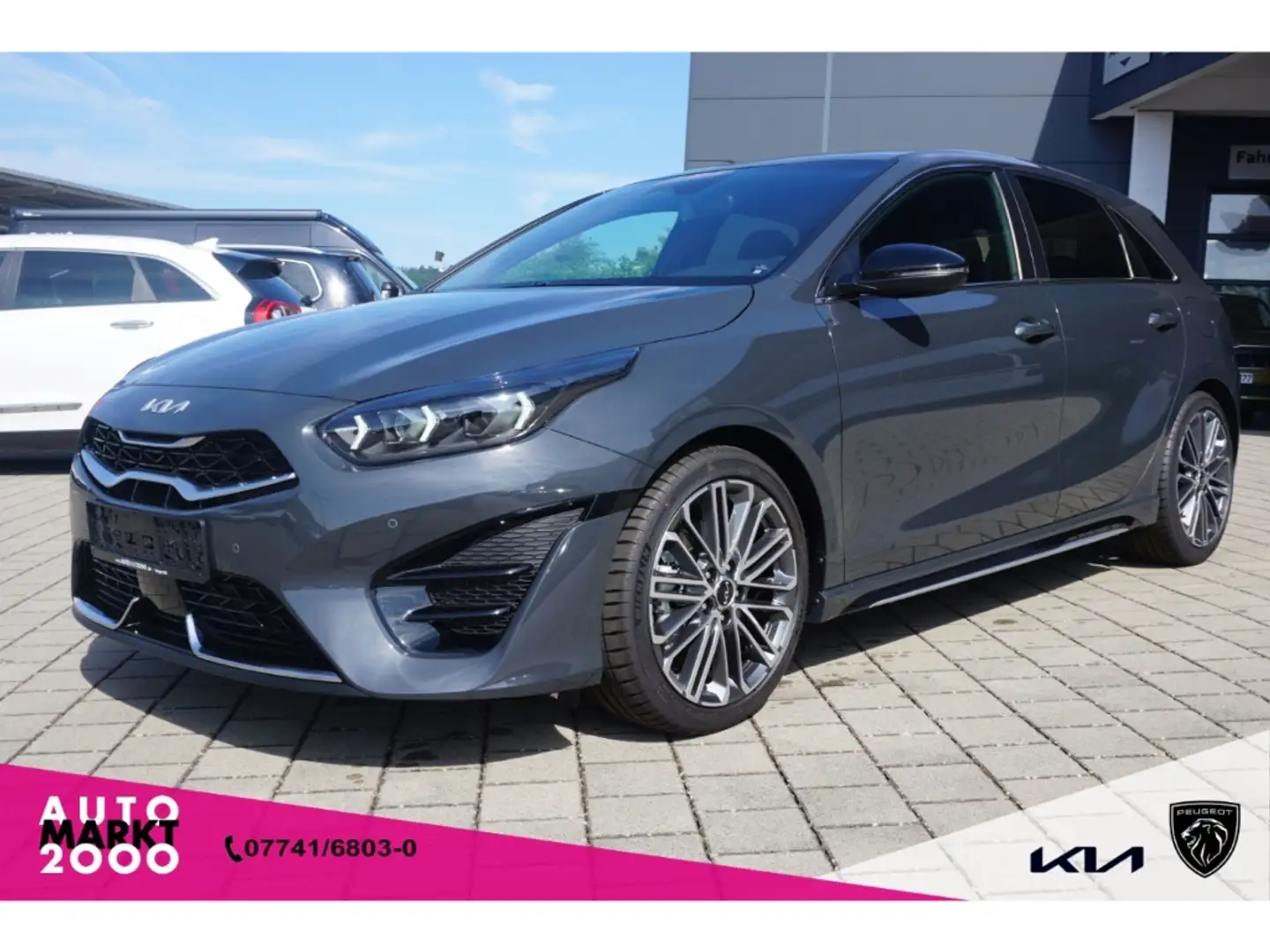 Kia Ceed / cee'd 1.5T 140 GT Line DCT7 Navi LED ACC Kamera SHZ 18'' Gris - 1