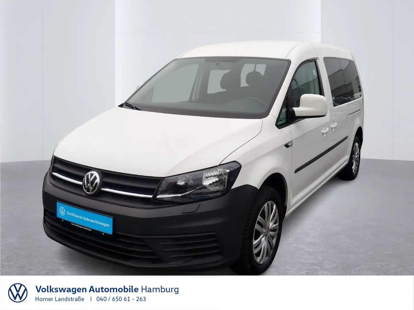 Volkswagen Caddy 1.4 TSI DSG AHK Einparkhilfe Klima Weiß - 1