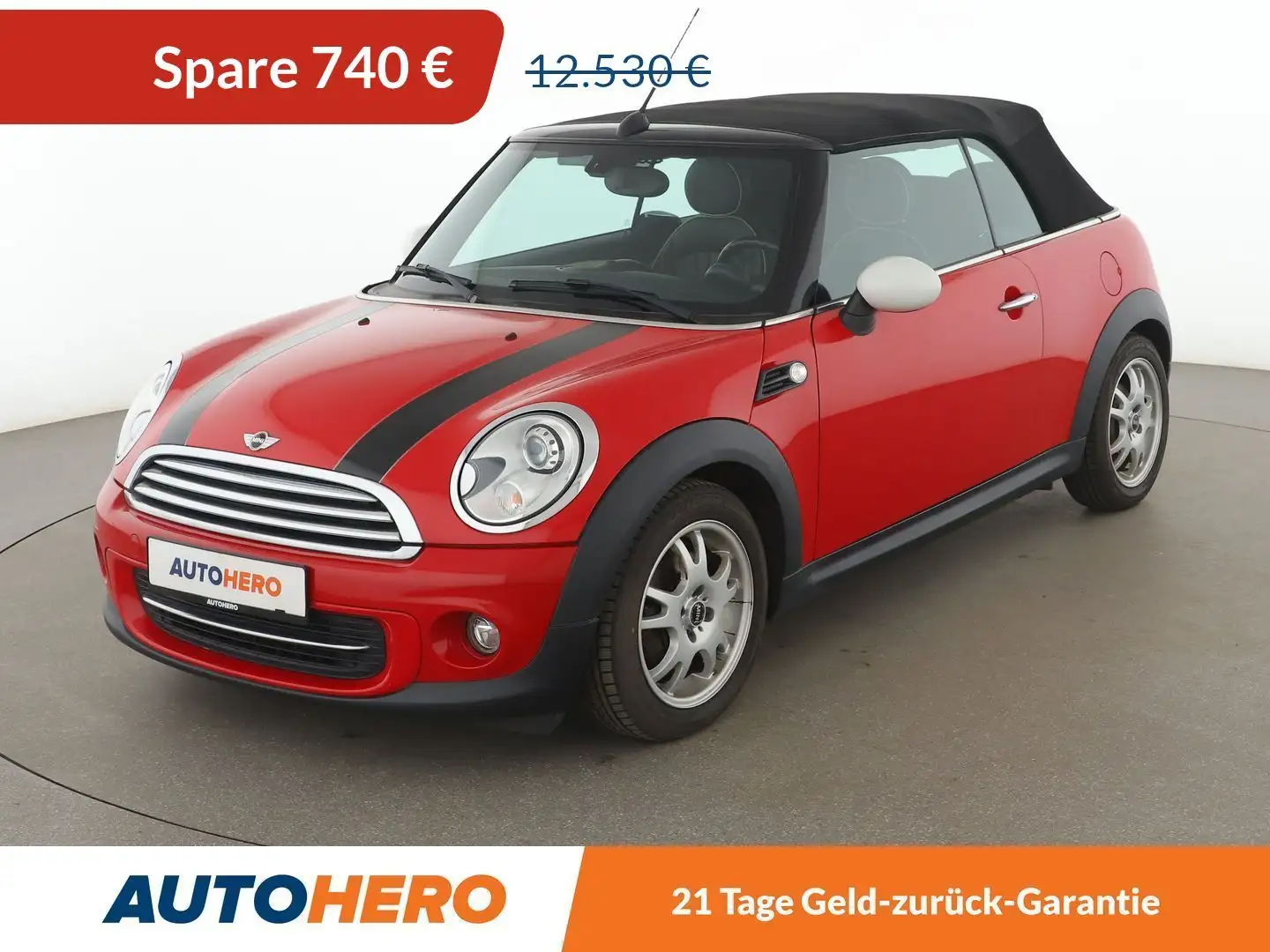 MINI Cooper Cabrio Cooper*NAVI*TEMPO*PDC*SHZ*ALU* Rojo - 1