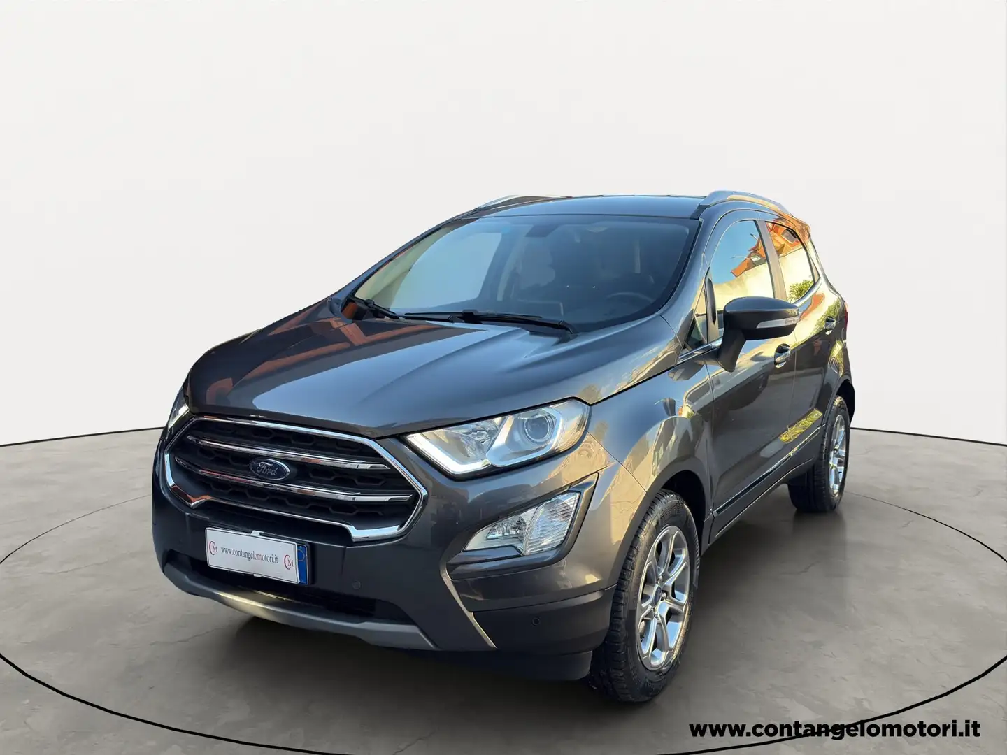 Ford EcoSport EcoSport 2018 1.0 ecoboost Titanium 100cv my19 Gris - 2