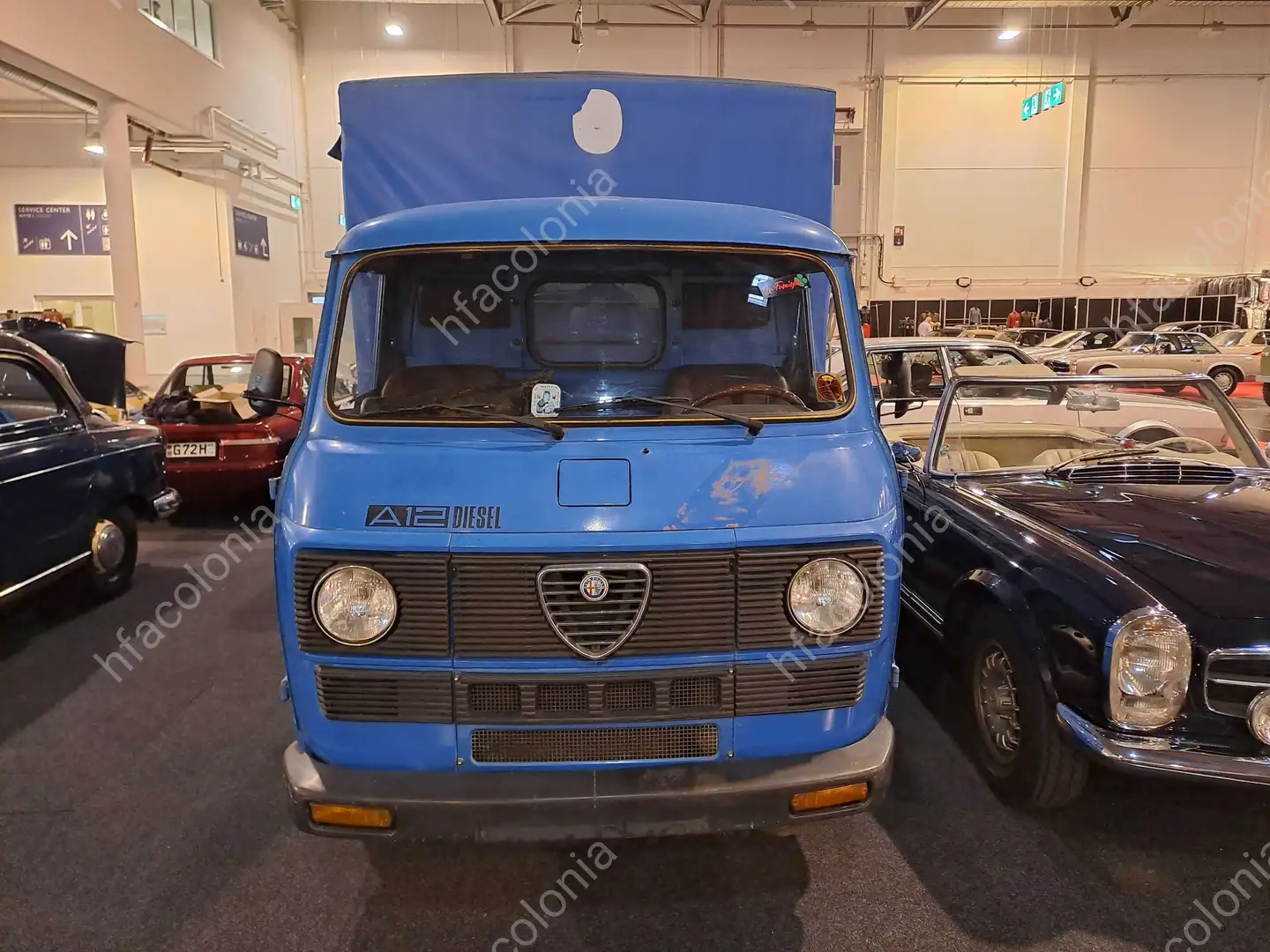 Sonstige Marken Alfa Romeo A12 Pritsche mit Plane Blau - 2