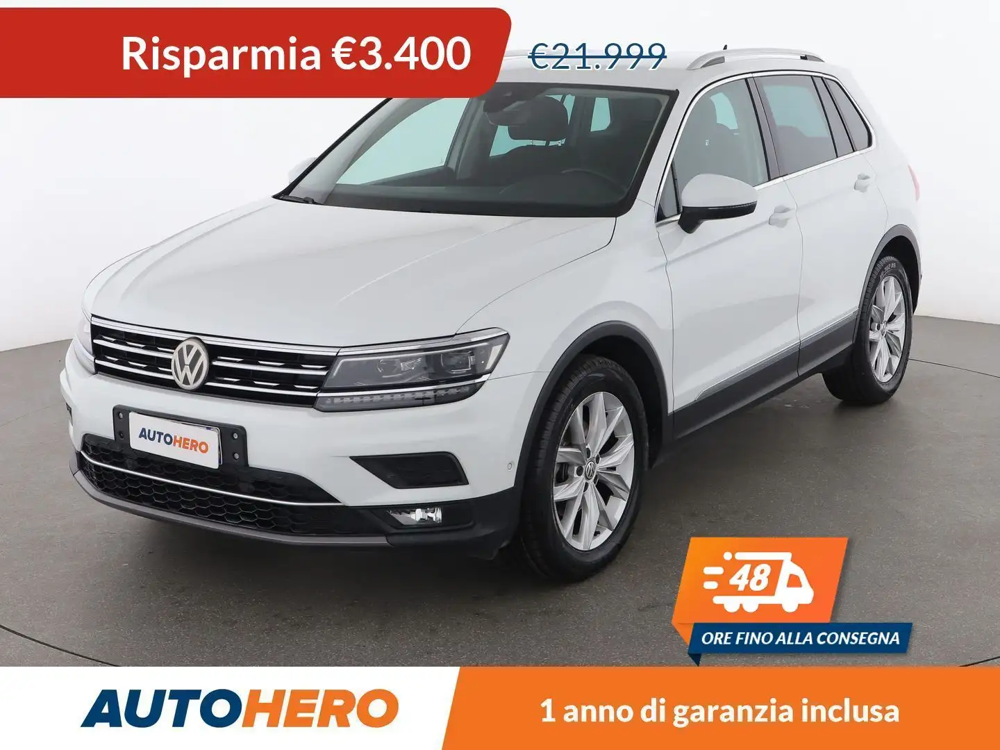 Volkswagen Tiguan 2.0 TDI Advance DSG Bianco - 1